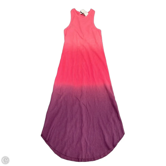 Dress Casual Midi By Young Fabulous & Broke In Pink & Purple, Size: M