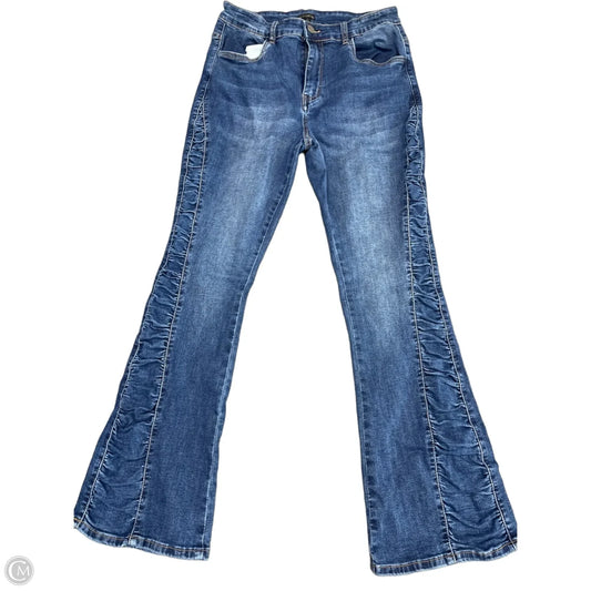 Jeans Boot Cut By Coco And Carmen In Blue Denim, Size: L