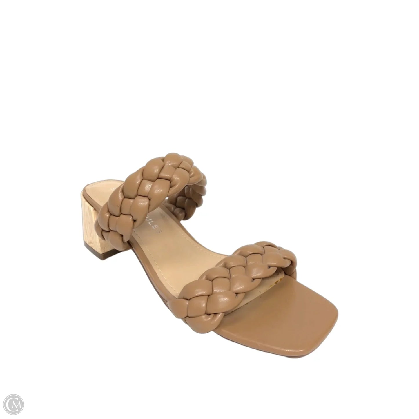 Sandals Heels Block By Sincerely Jules In Brown, Size: 8