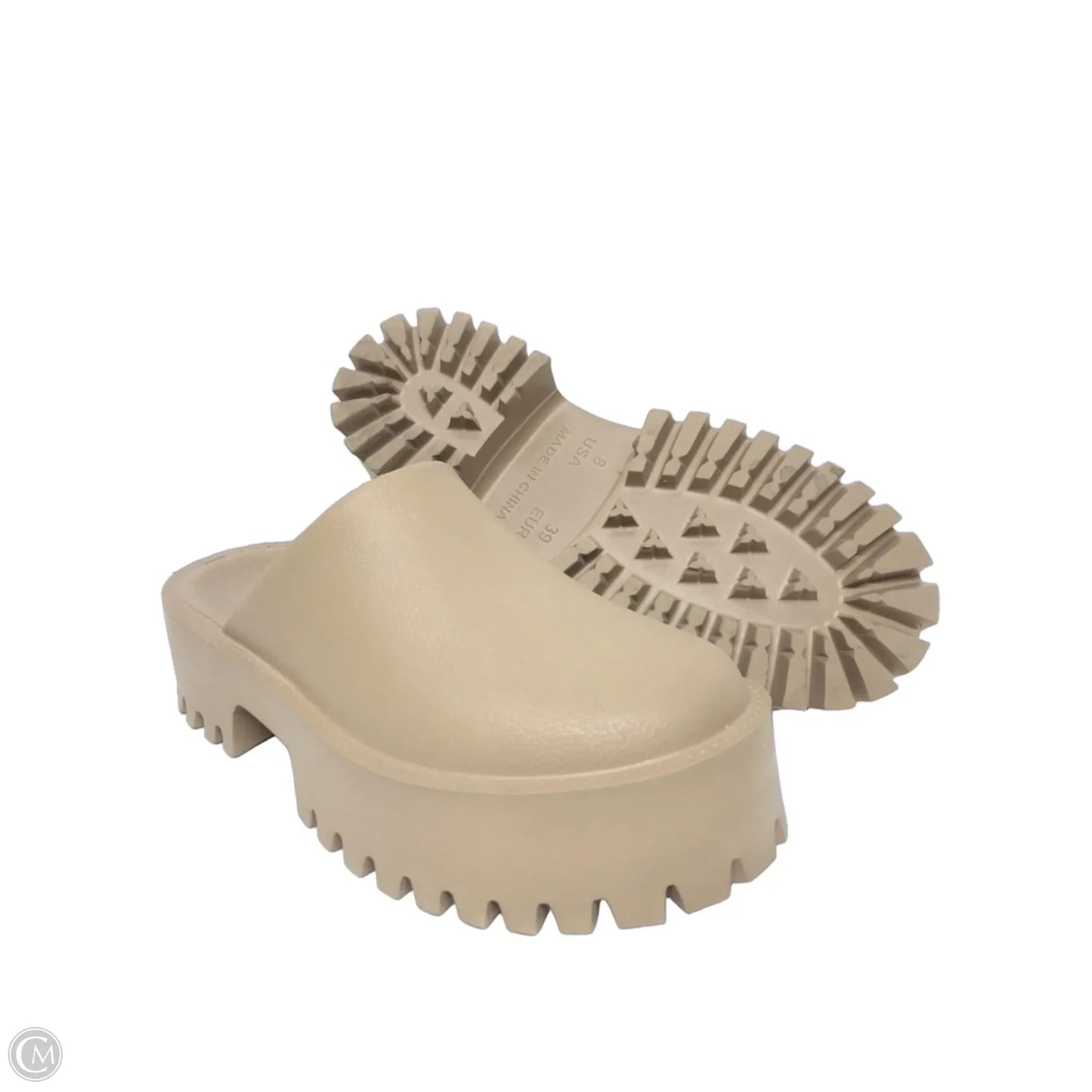 Shoes Heels Platform By Jeffrey Campbell In Taupe, Size: 8