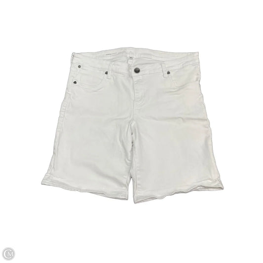 Shorts By Kut In White Denim, Size: 14