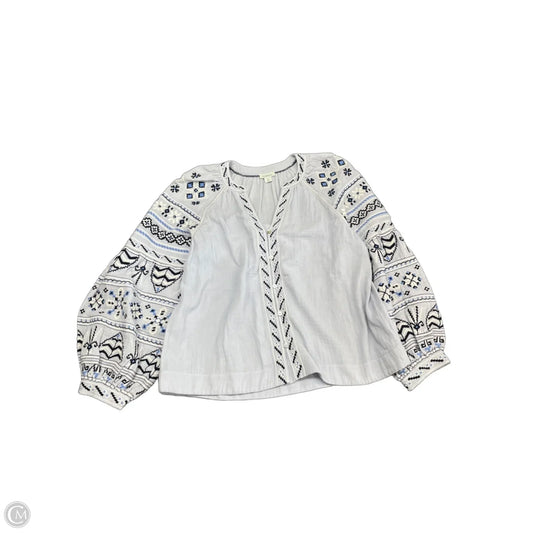 Top Long Sleeve By Sundance In Blue, Size: Sp