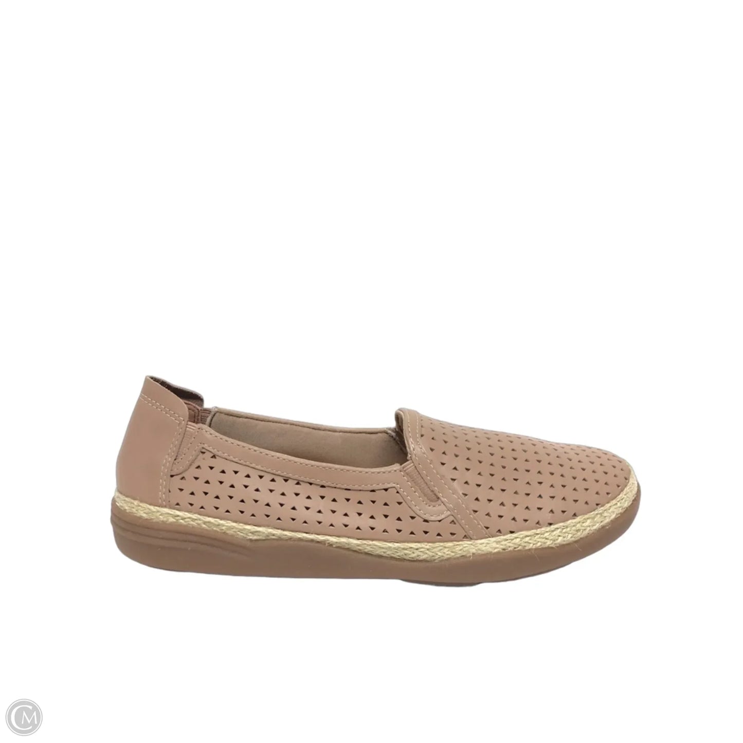 Shoes Flats By Clarks In Beige, Size: 9