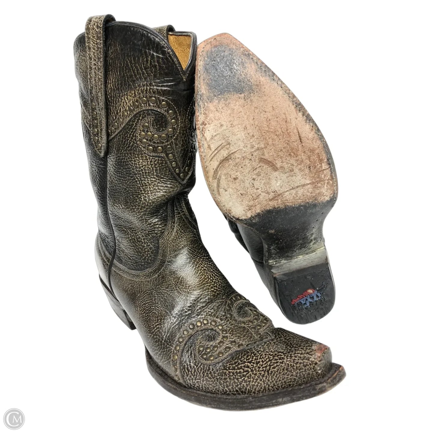 Boots Western By Old Gringo In Black & Cream, Size: 8