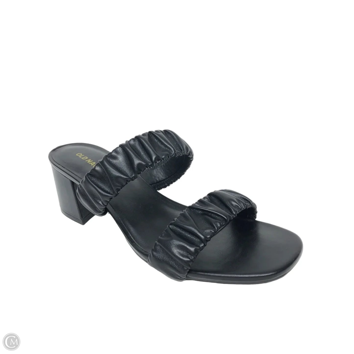 Sandals Heels Block By Old Navy In Black, Size: 9