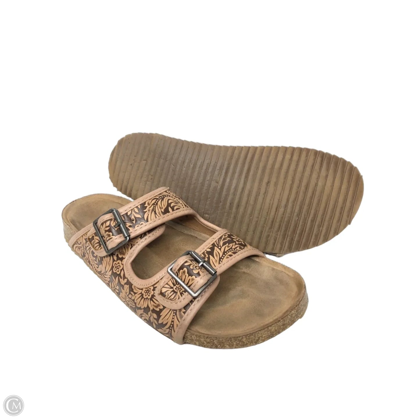 Sandals Flats By Cmf In Brown, Size: 11