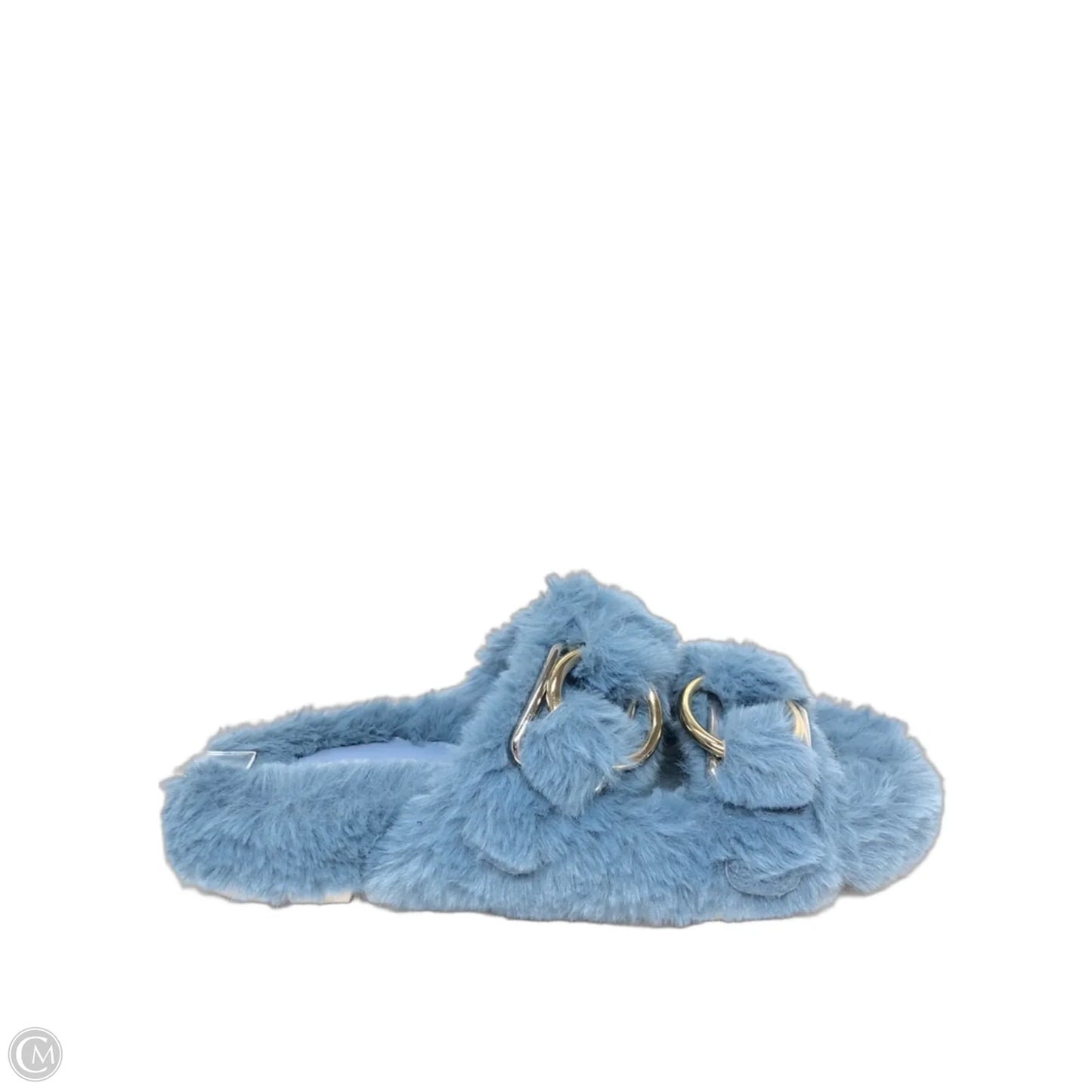 Slippers By J Slides In Blue, Size: 6