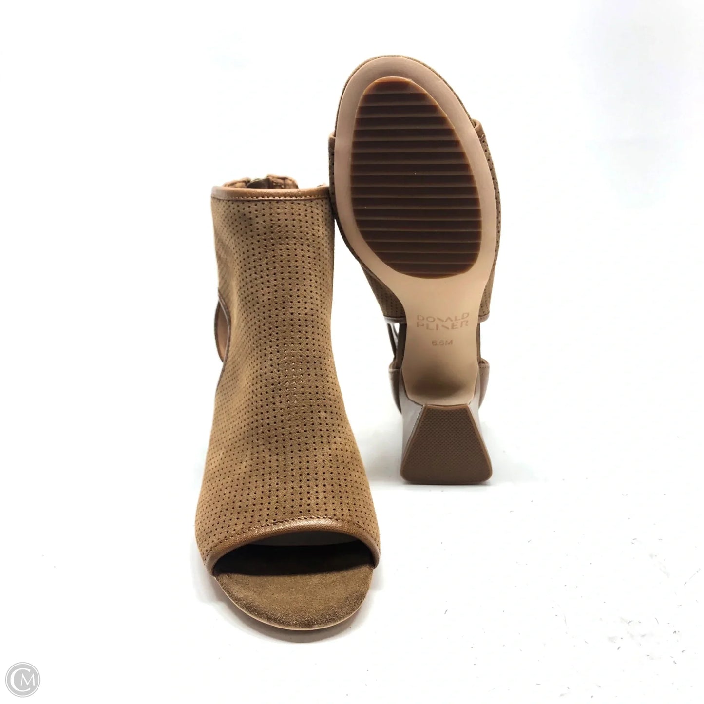 Boots Ankle Heels By Donald Pliner In Brown, Size: 6.5