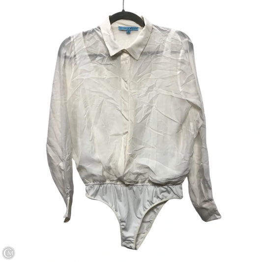 Bodysuit By Antonio Melani In Ivory, Size: M