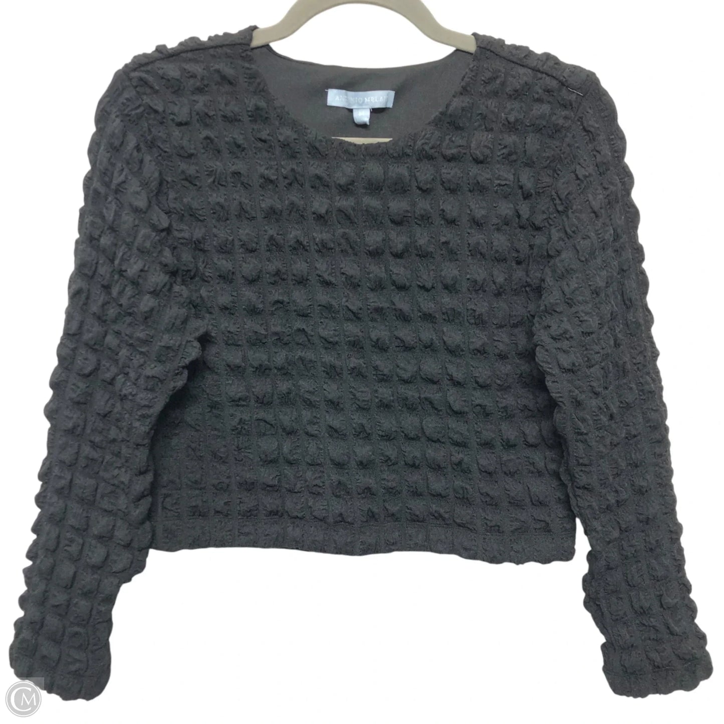 Top Long Sleeve By Antonio Melani In Black, Size: M