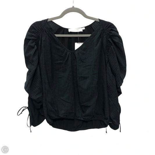 Top Long Sleeve By Astr In Black, Size: M