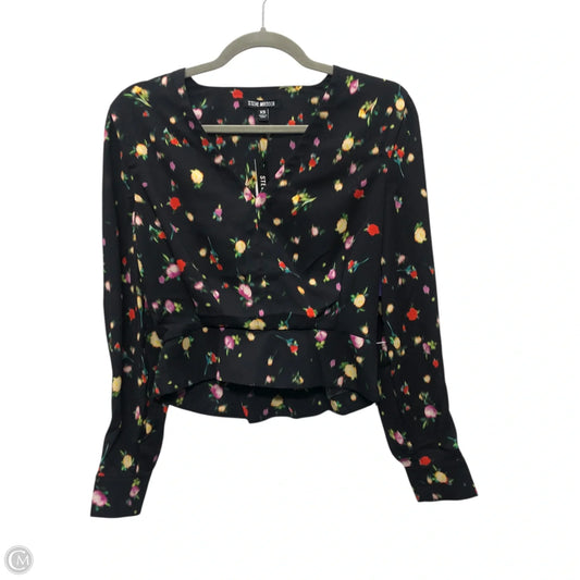 Top Long Sleeve By Steve Madden In Black, Size: Xs
