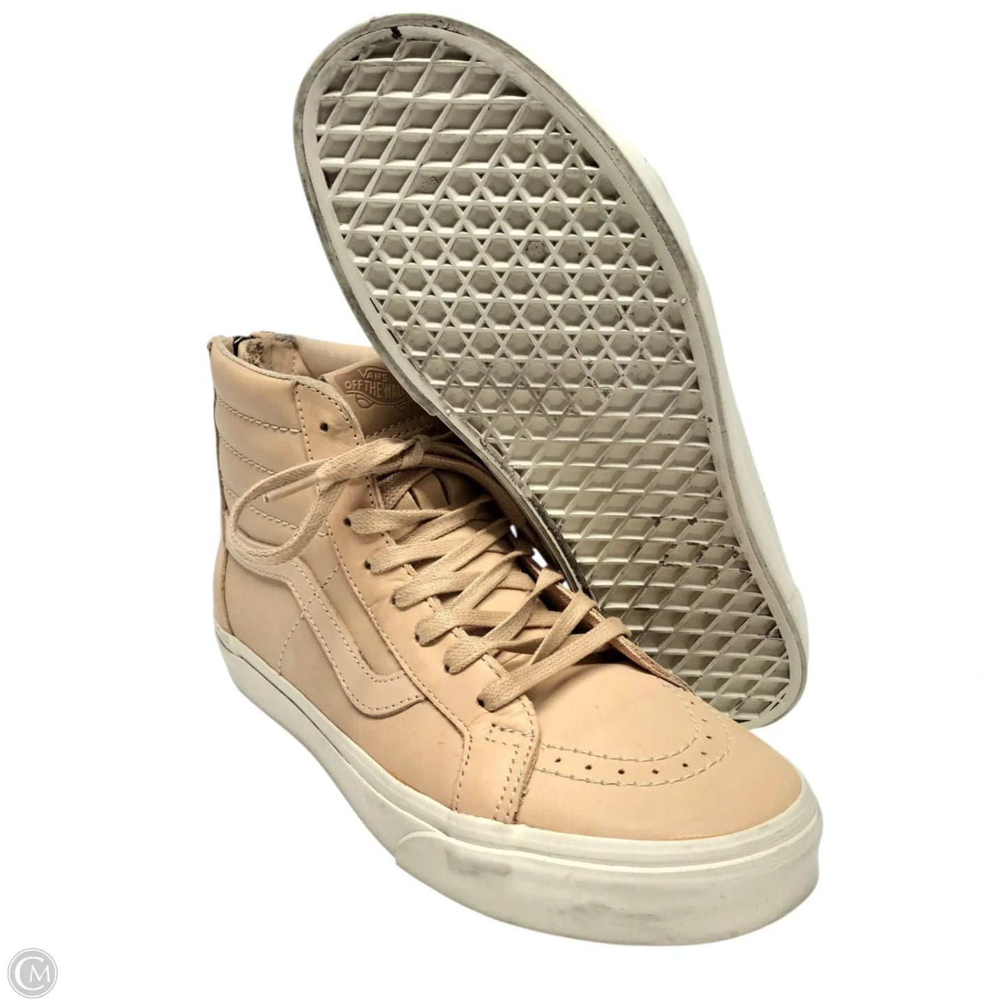 Shoes Sneakers By Vans In Beige, Size: 9.5