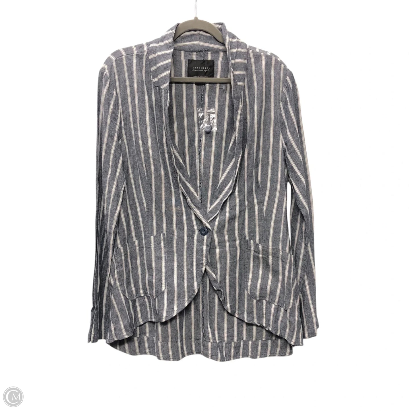 Blazer By Sanctuary In Blue & White, Size: Xl