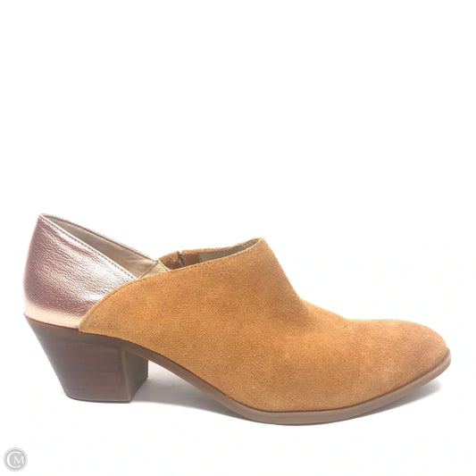 Boots Ankle Heels By Cmc In Brown, Size: 8