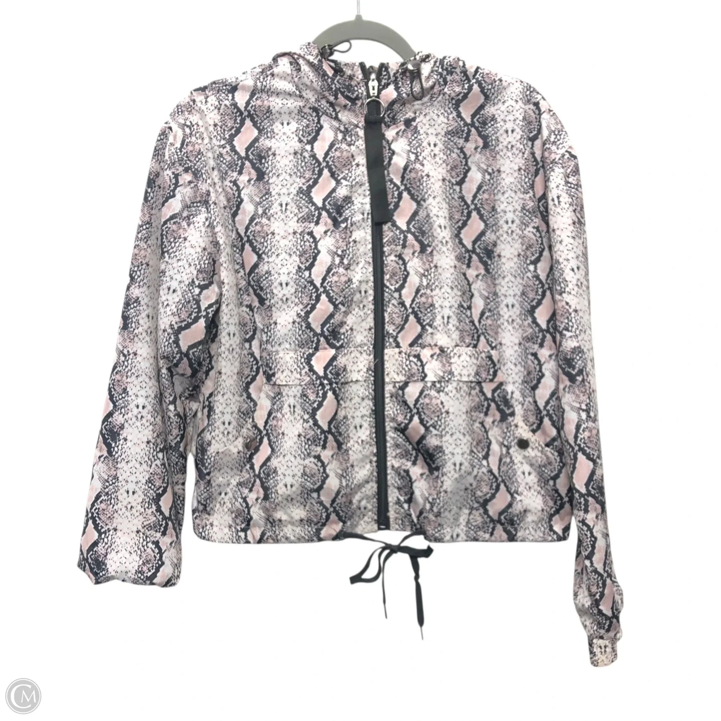 Jacket Windbreaker By Me Jane In Snakeskin Print, Size: M