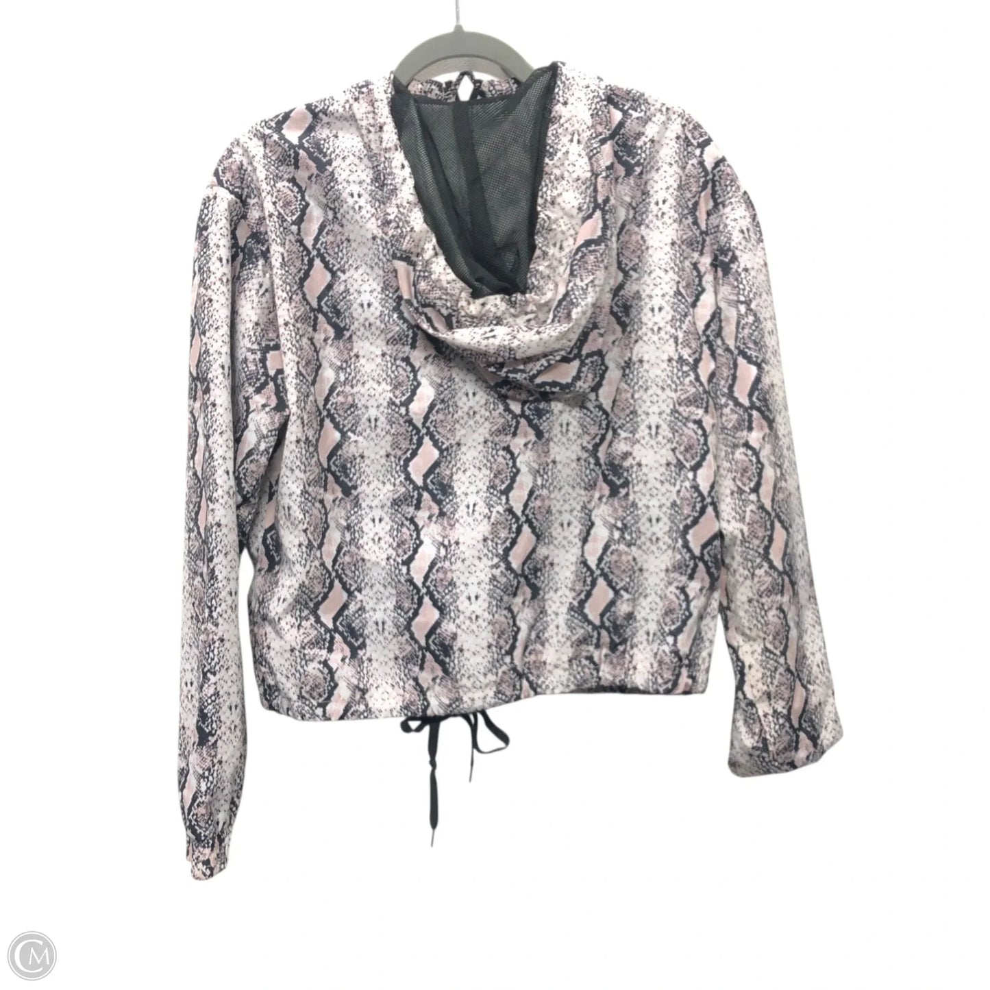 Jacket Windbreaker By Me Jane In Snakeskin Print, Size: M