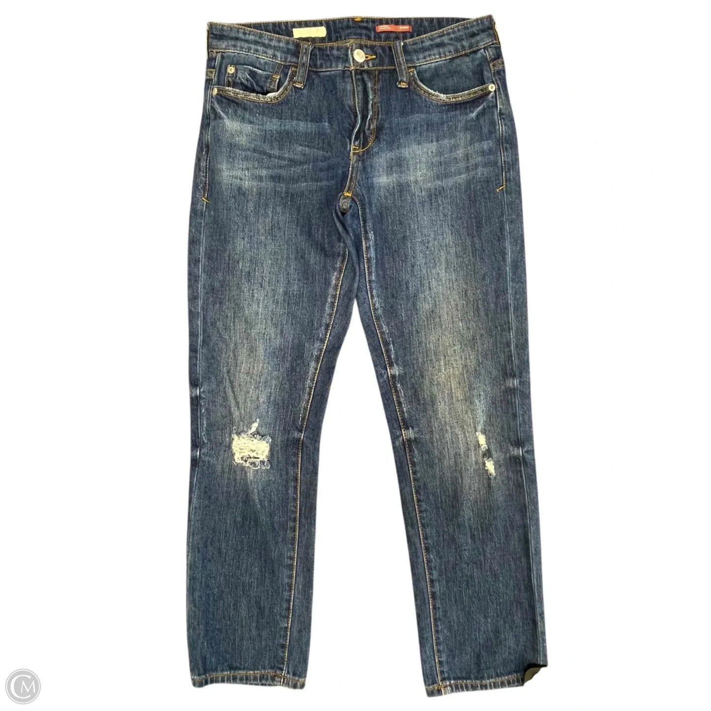 Jeans Straight By Pilcro In Blue Denim, Size: 2p