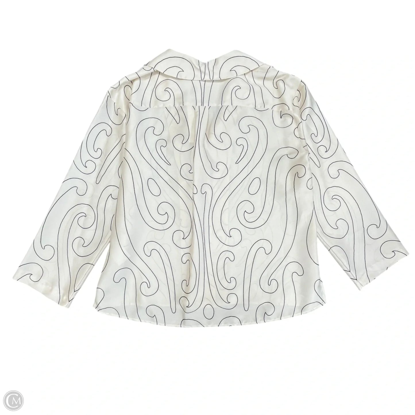 Blouse Long Sleeve By Antonio Melani In Cream, Size: S