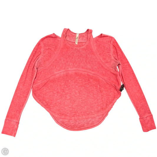 Top Long Sleeve By Free People In Red, Size: Xs