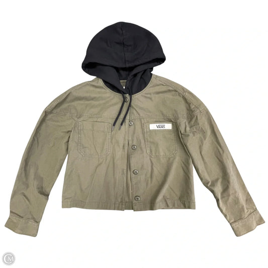 Jacket Utility By Vans In Black & Green, Size: Xs