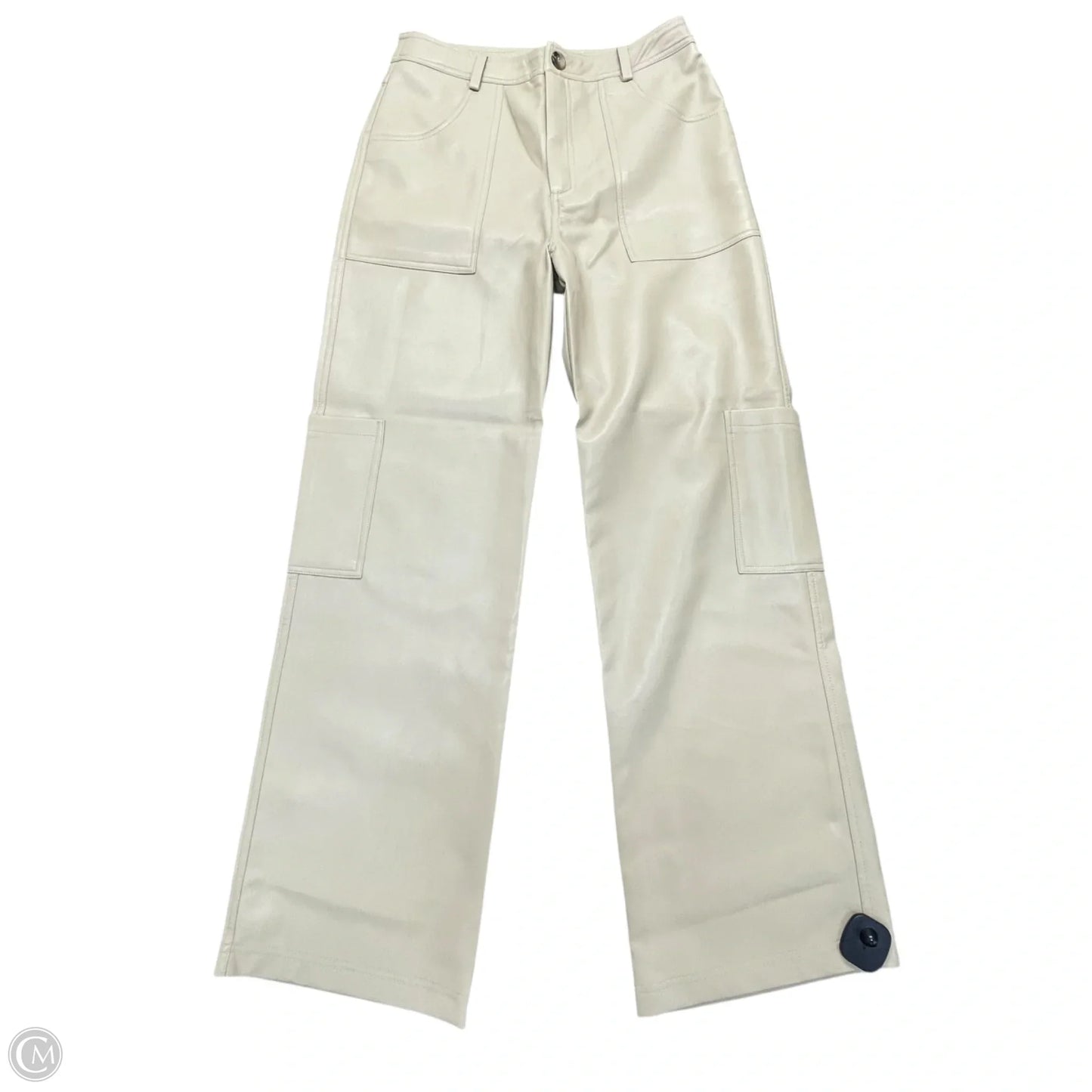 Pants Wide Leg By Cmc In Beige, Size: M