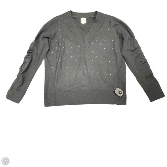 Top Long Sleeve By Nic + Zoe In Black, Size: M