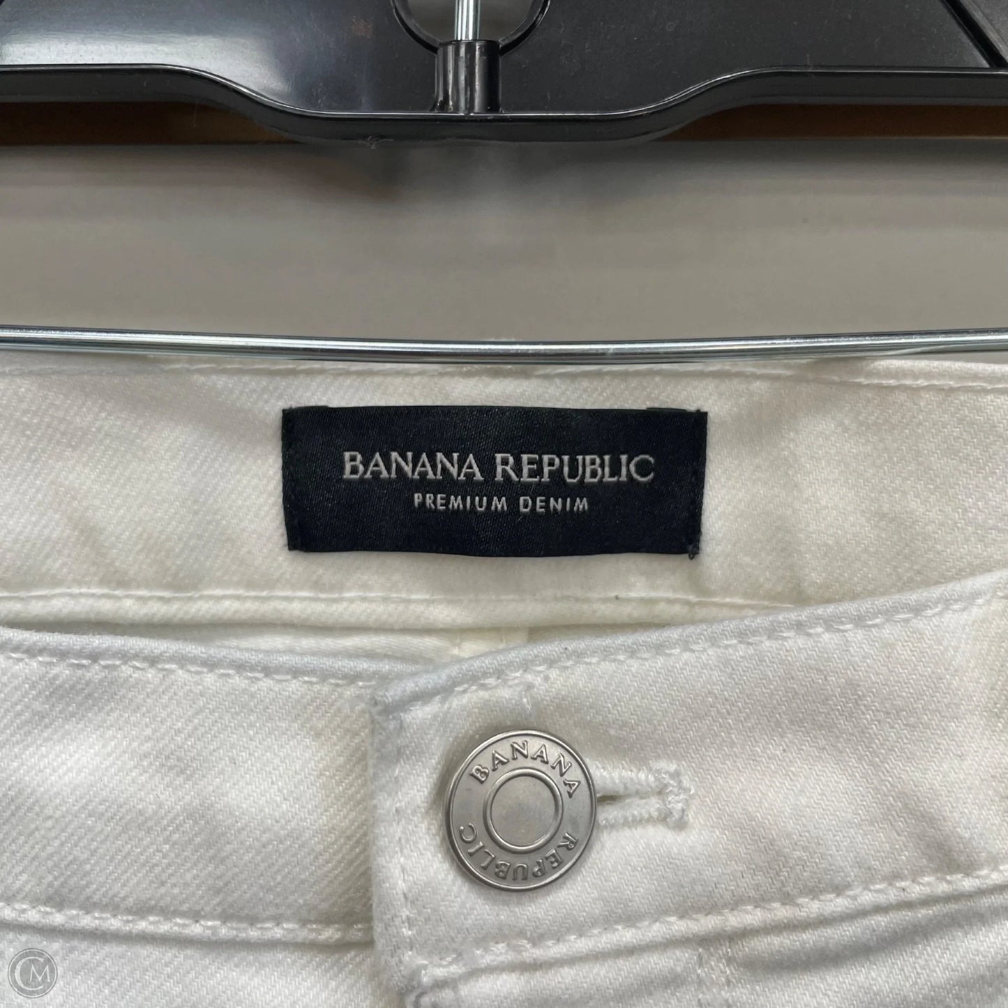 Jeans Skinny By Banana Republic In White, Size: 6