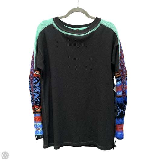 Top Long Sleeve By Free People In Black, Size: Xs