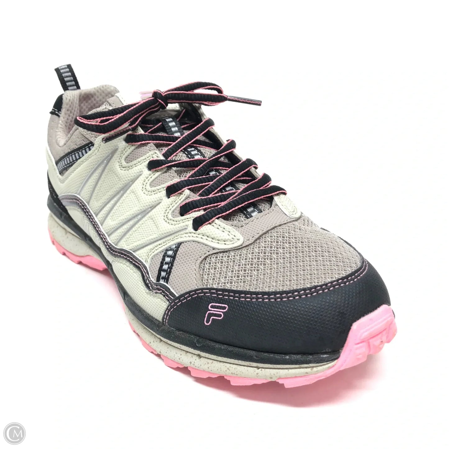 Shoes Athletic By Fila In Black & Grey, Size: 10