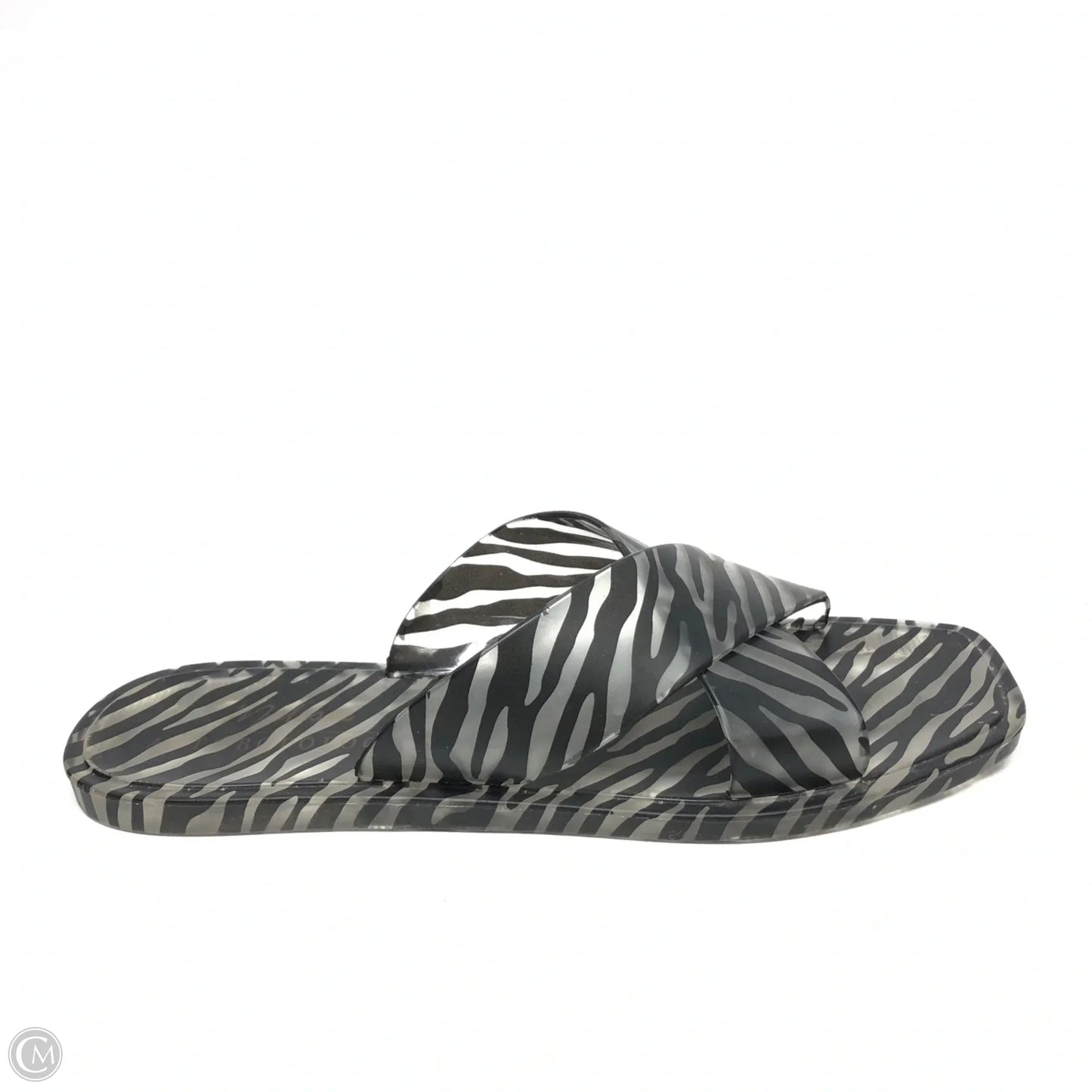 Sandals Flats By Anthropologie In Black, Size: 6