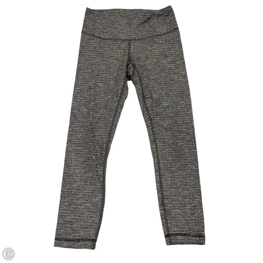 Athletic Leggings By Lululemon In Grey, Size: 6