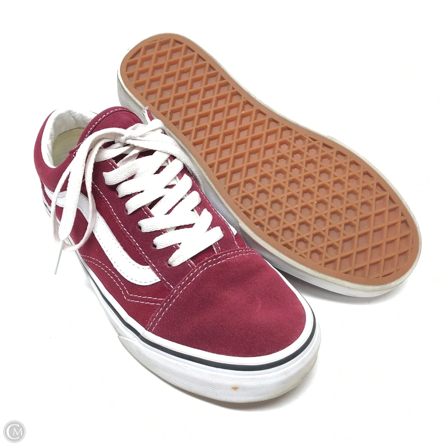 Shoes Sneakers By Vans In Red, Size: 6