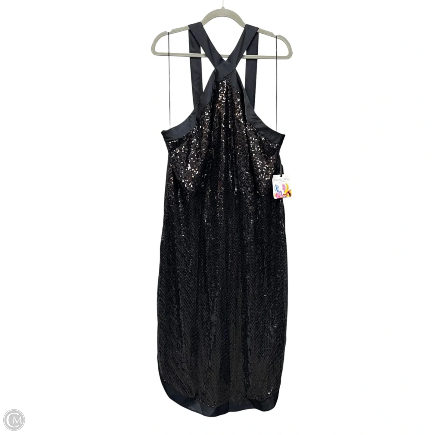 Dress Party Midi By Jcp In Black, Size: 22