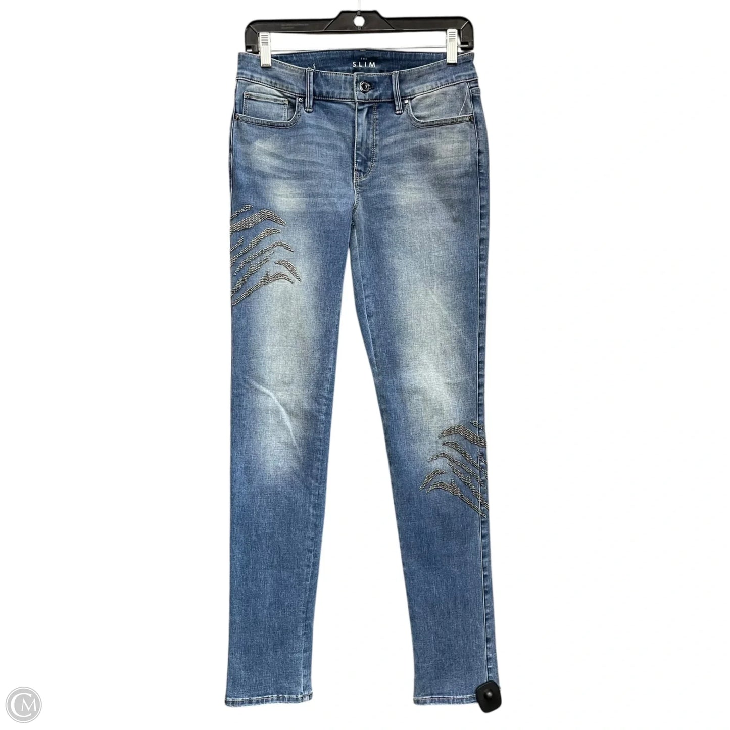Jeans Skinny By White House Black Market In Blue Denim, Size: 4