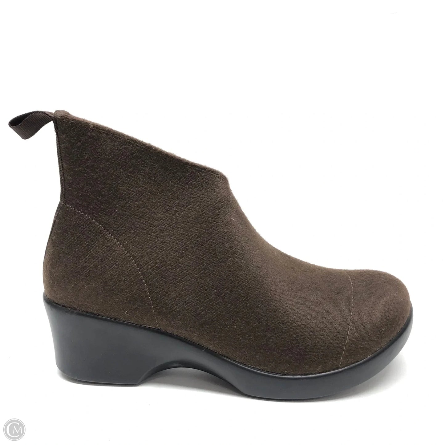 Boots Ankle Heels By Alegria In Brown, Size: 8.5