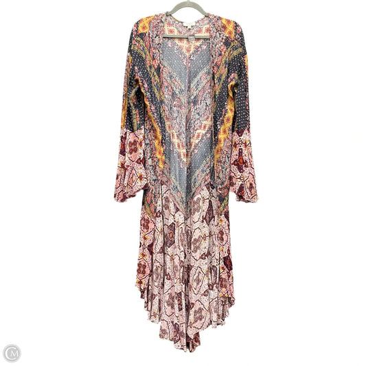 Swimwear Cover-up By Umgee In Blue & Pink, Size: M