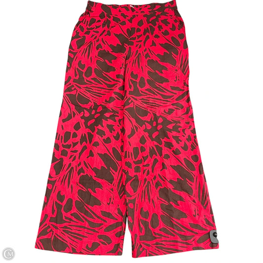 Pants Linen By Cmc In Brown & Red, Size: Xl