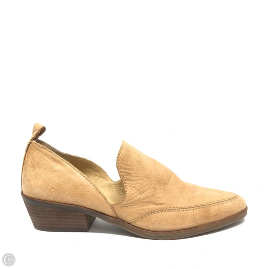 Boots Ankle Heels By Lucky Brand In Brown, Size: 6.5