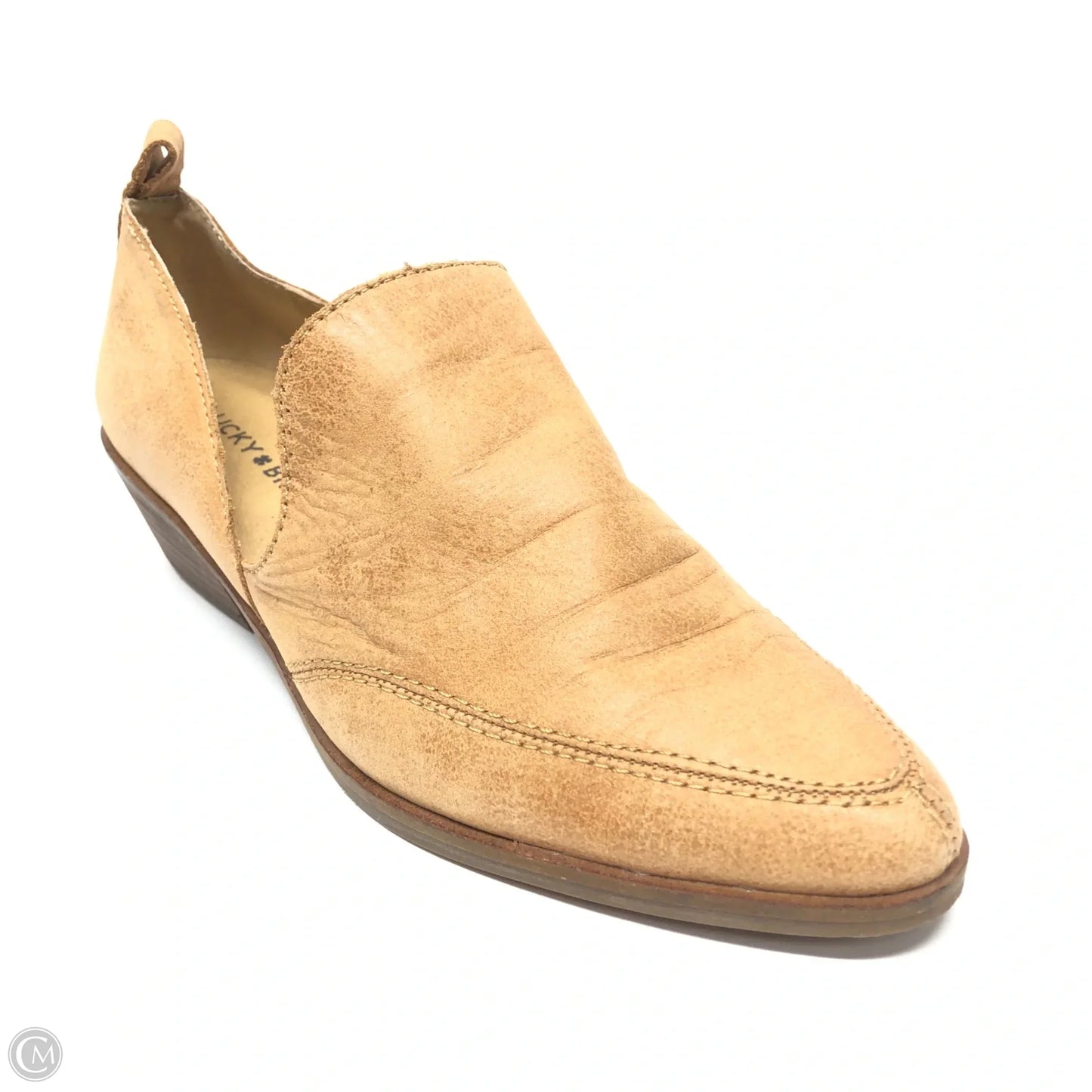 Boots Ankle Heels By Lucky Brand In Brown, Size: 6.5