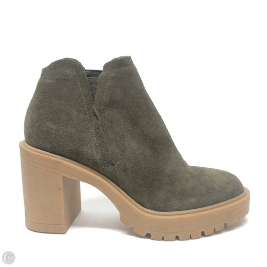 Boots Ankle Heels By Dolce Vita In Green, Size: 9