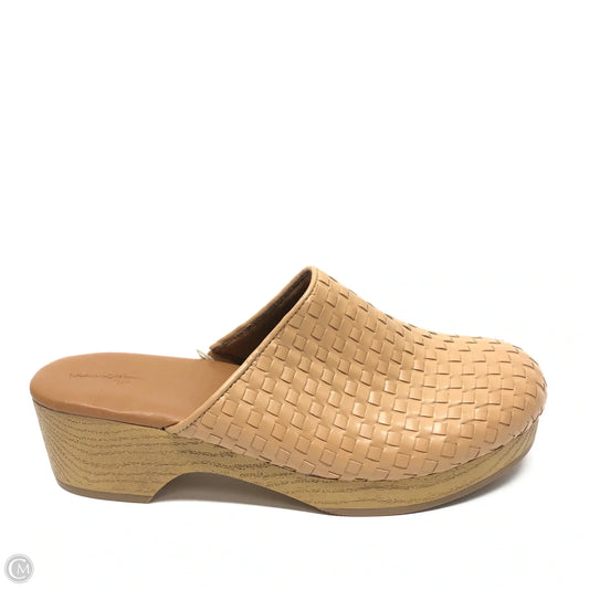 Shoes Heels Wedge By Universal Thread In Tan, Size: 11