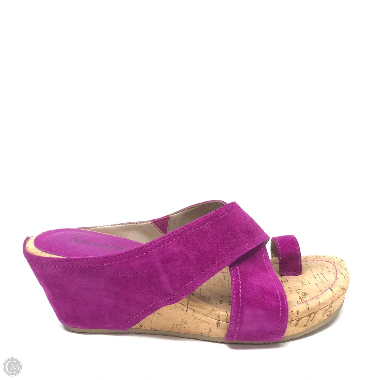 Sandals Heels Wedge By Donald Pliner In Purple, Size: 7