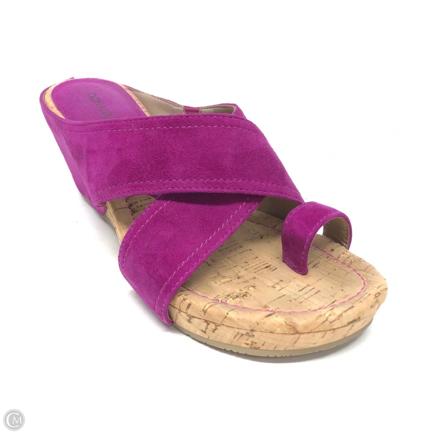 Sandals Heels Wedge By Donald Pliner In Purple, Size: 7