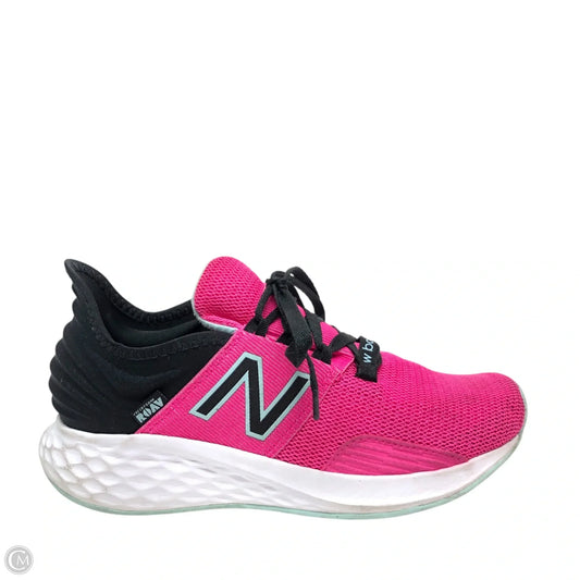 Shoes Athletic By New Balance In Black & Pink, Size: 7.5
