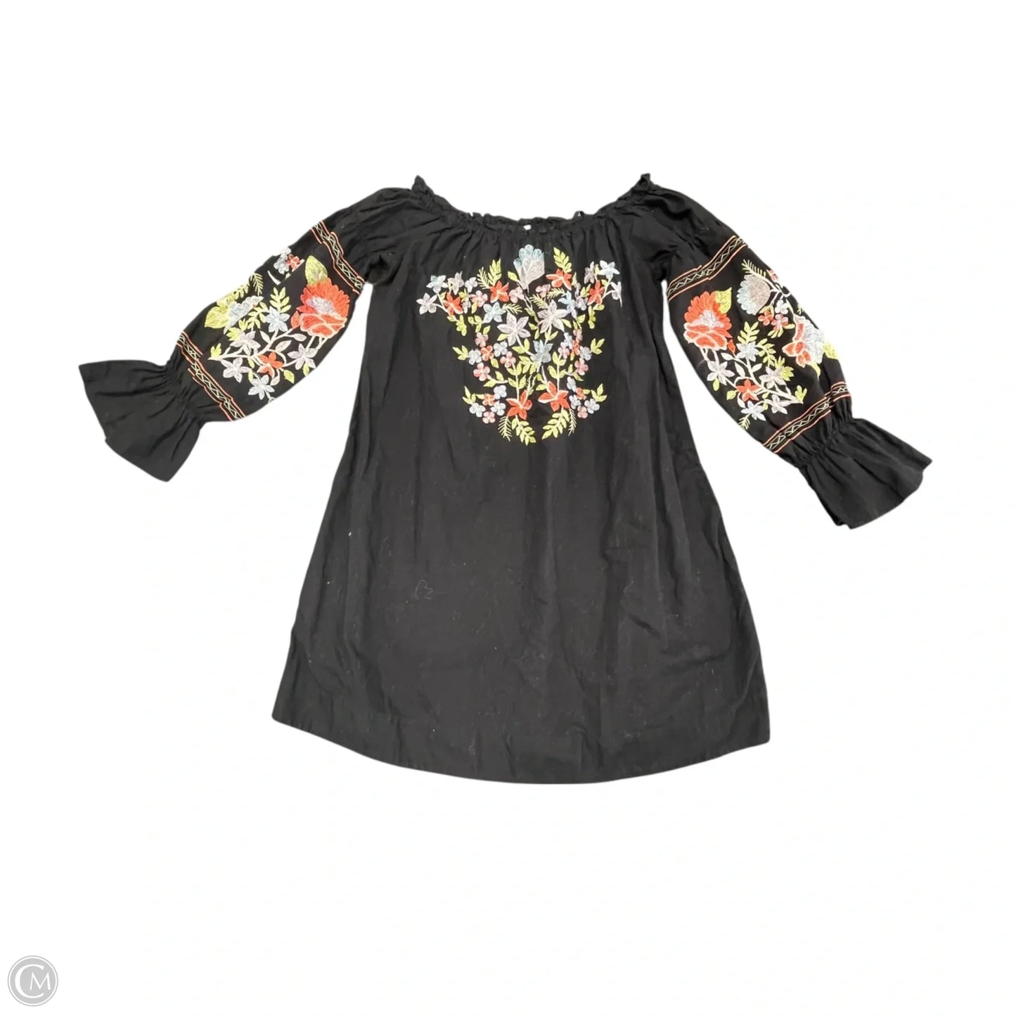 Tunic Long Sleeve By Free People In Black, Size: Xs