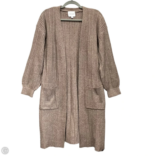 Sweater Cardigan By Pink Rose In Taupe, Size: S