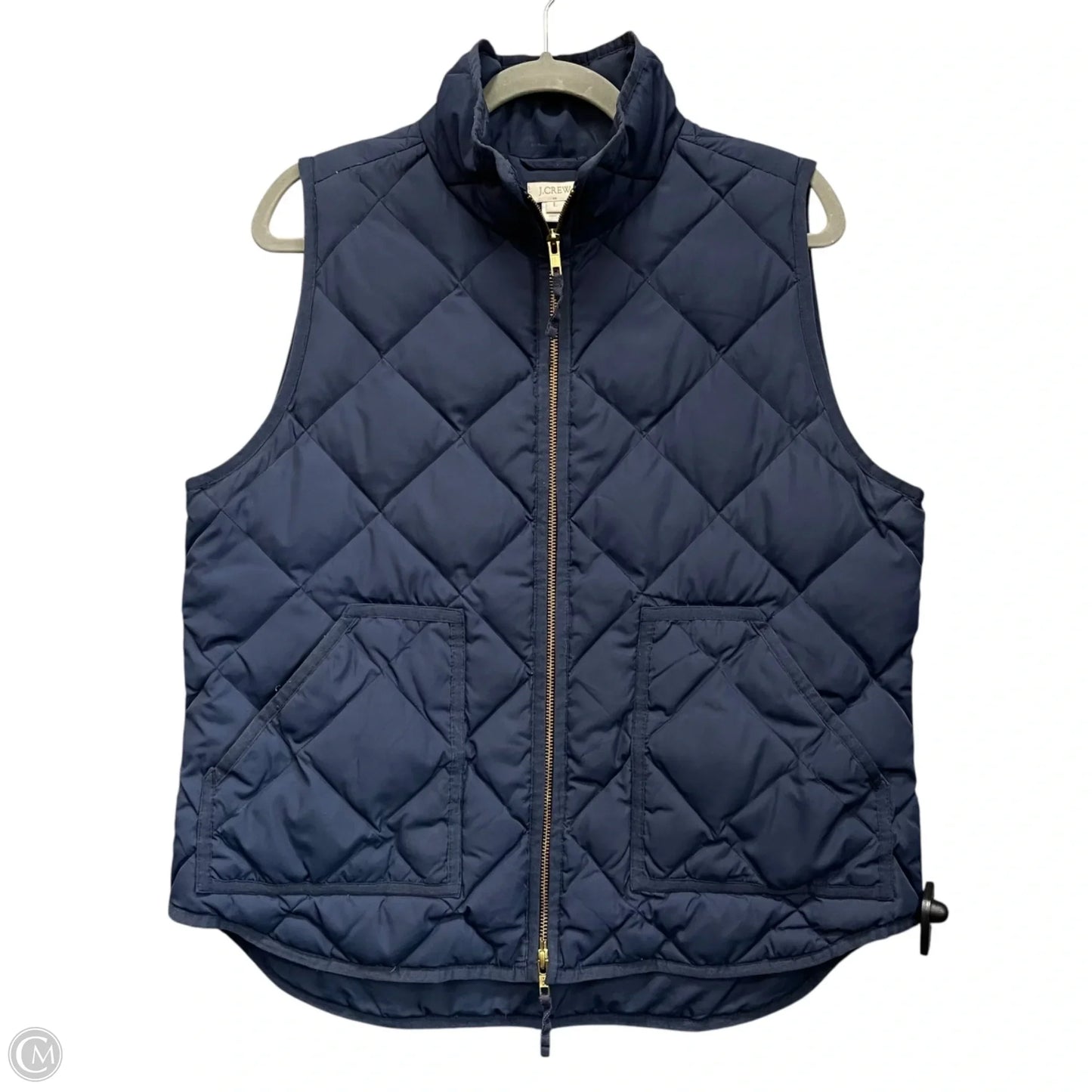 Vest Puffer & Quilted By J. Crew In Navy, Size: L