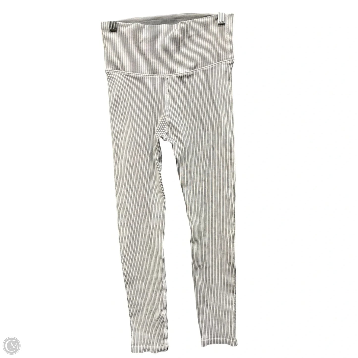 Athletic Leggings By Good American In Grey & White, Size: 2