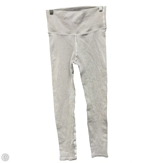 Athletic Leggings By Good American In Grey & White, Size: 2
